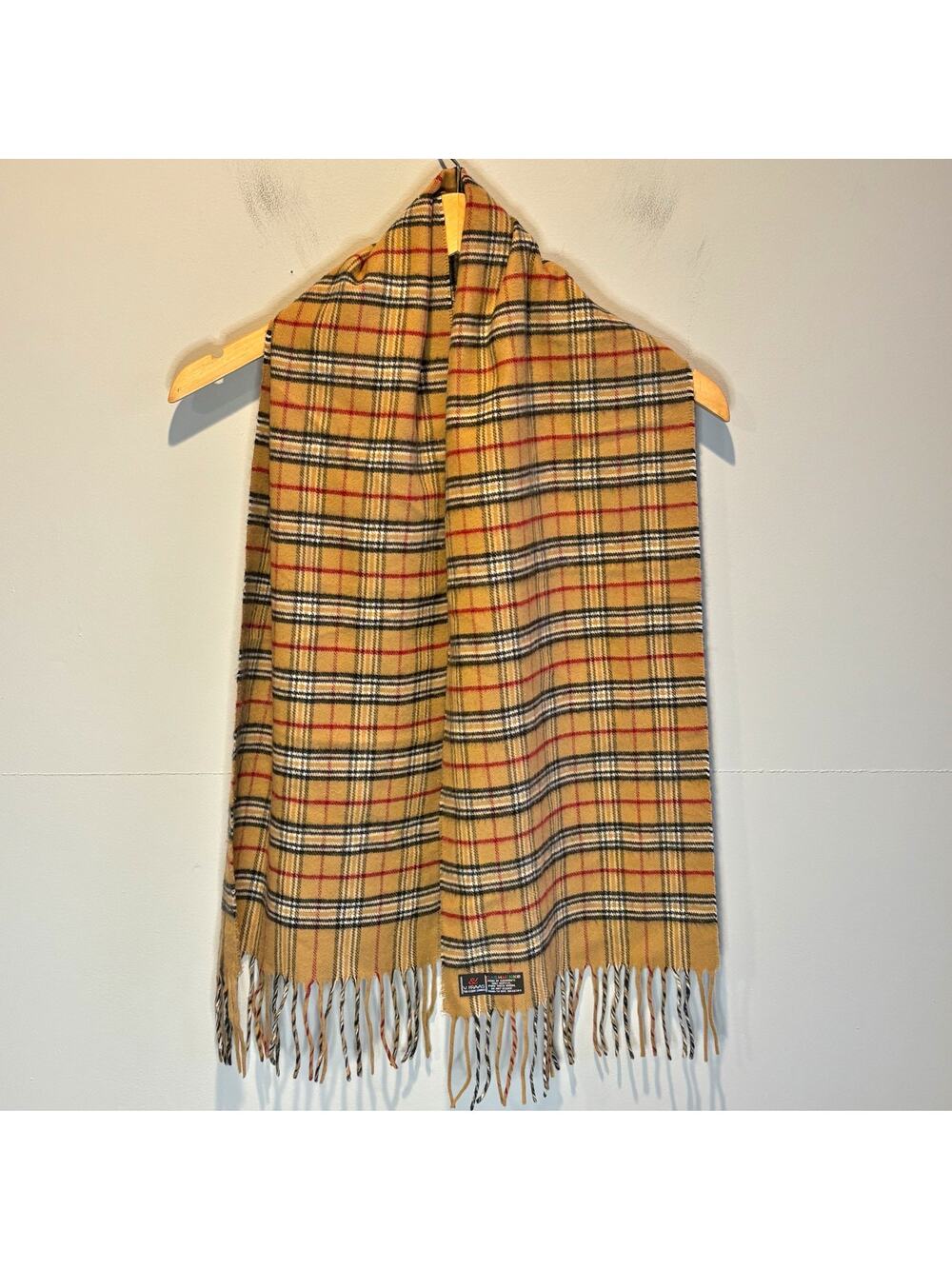 V. Fraas Cashmink Plaid Scarf